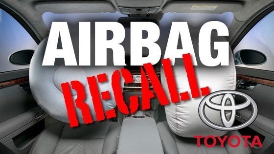 Toyota Airbag Recall