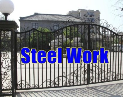 Steel Work Puchong gate Roof